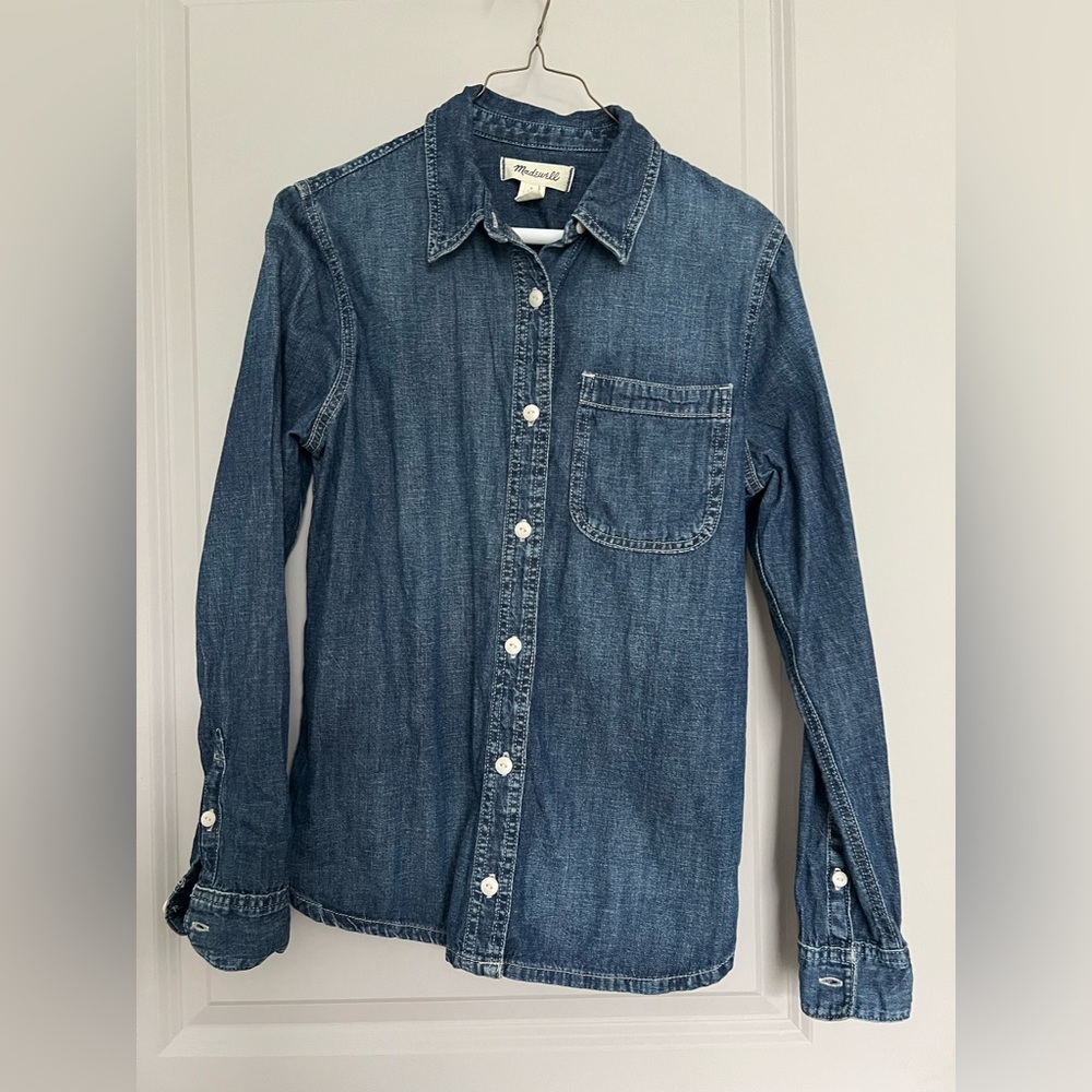 Madewell Blue Denim Shirt